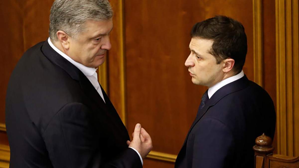 Петро Порошенко і Володимир Зеленський Петро Порошенко і Володимир Зеленський