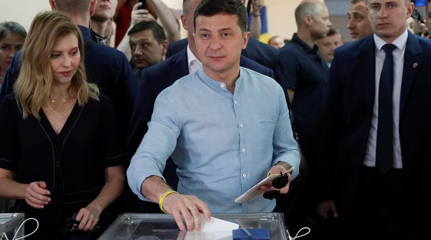 Владимир Зеленский проголосовал на местных выборах