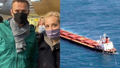 Головні новини 17 січня: Навального затримали у Росії, катастрофа з українцями у Чорному морі